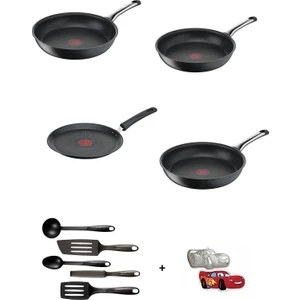 Titanyum 6x Excellence Indüksiyon Tabanlı Tava Seti 28,26,22,25 cm Krep