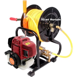 Garden Pro Gardenpro GP-900/4T Makaralı 4 Zamanlı Ilaçlama Makinesi 50 Metre Hortumlu