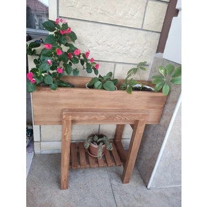 Ntconcept Ahşap Masif Bahçe Balkon Saksılık