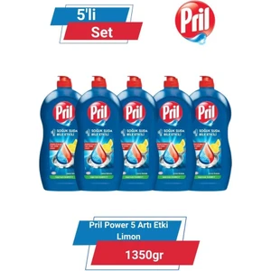 Power 5 Artı Etki Limon 1350gr 5'li Set