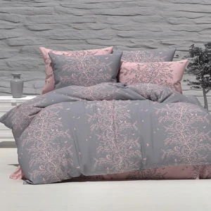 Lila Moon Sunrise Çift Kişilik Pamuklu Nevresim Takımı