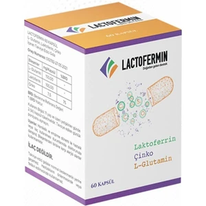 - Lactoferrin - L glutamin - çinko  60 Kapsül