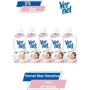 Vernelt Max Taze Sensitive 1.44lt 60 Yıkama  5'lti Set
