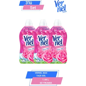 Vernelt Max Taze Gült 1.44lt 60 Yıkama  3'ltü  Set