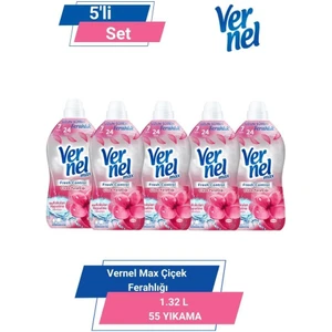 Max Çiçek Ferahlığı 1.32L 55 Yıkama  5'li Set