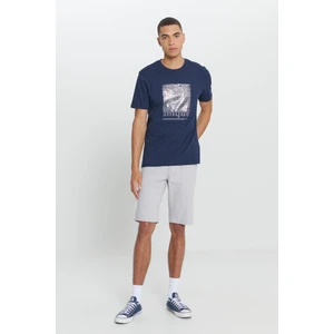 Altınyıldız Classics Erkek Lacivert Comfort Fit Rahat Kesim %100 Pamuk Bisiklet Yaka Tişört