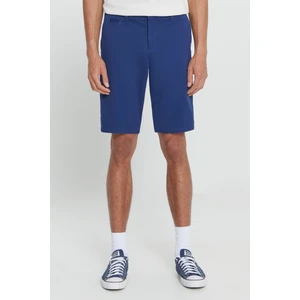 Altınyıldız Classics Erkek Indigo Slim Fit Dar Kesim Armürlü %100 Pamuk Casual Chino Şort
