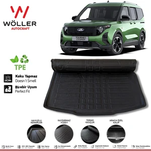 Yeni Ford Courier Bagaj Havuzu 2023 Sonrası 3D Wöller Ultraflex Esnek