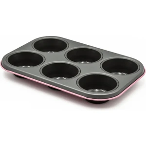 6'lı Muffin Kalıbı Pembe