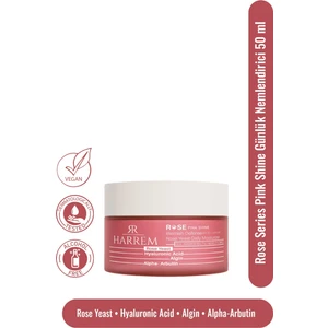 Rose Serisi Pembe Işıltı Günlük Nemlendirici - Aydınlatıcı, Leke Karşıtı, Hyaluronik Asitli, SPF30+ - 50 ml, Tüm Cilt Tipleri için Yüz, Boyun ve Dekolte Kremleri