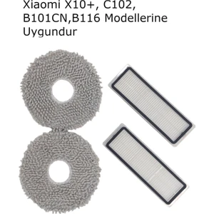 Xiaomi 2'li Hepa Filitre 2'li Paspas Xiaomi X10+, Mijia Omni2 , Omni 1s (C102 Cn, B101CN B116)