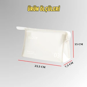 Makyaj Malzemesi Sıvı Dayanıklı Pvc Seyahat Plaj Havuz Fitness Kozmetik Taşıma Çantası