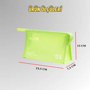 Makyaj Malzemesi Sıvı Dayanıklı Pvc Seyahat Plaj Havuz Fitness Kozmetik Taşıma Çantası