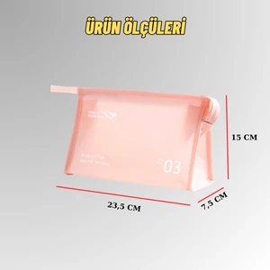 Makyaj Malzemesi Sıvı Dayanıklı Pvc Seyahat Plaj Havuz Fitness Kozmetik Taşıma Çantası