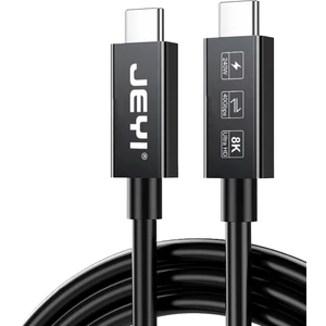 TB-050 Thunderbolt-4 40Gbps 8K@60Hz Görüntü PD 240W Data Veri Şarj Kablosu 50cm