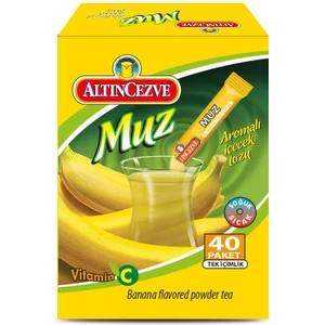 Muz Aromalı Tek Içimlik Içecek Tozu 40 x 1,5 gr