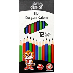 Hb Köşeli Kurşun Kalem (GEN-6000) 12 Adet
