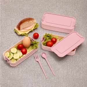 Gondol 3'lü Beslenme Kutusu Yemek Taşıma Kabı Kaşık - Çatallı