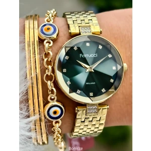 Özel Tasarım Kadın Kol Saati+Bileklik Hediyeli