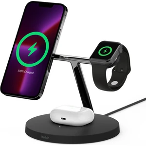 Boostcharge Pro Magsafe 3in1 Kablosuz Şarj 2. Jenerasyon (Apple Watch 7, 8, Ultra Için Hızlı Şarj)