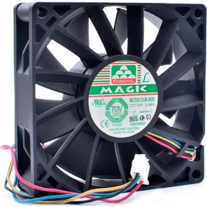 MGT8012UB-W25 8 cm 8025 80X80X25MM 12V 0.66A Kare Fan