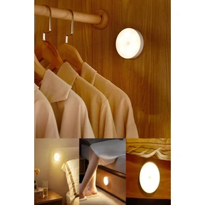 Masho Trend 3 Adet Hareket Sensörlü Şarjlı Spot Lamba Mıknatıslı LED 8,5 cm Sensörlü Lamba Sensörlü Aydınlatma