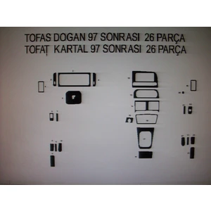 Tofaş Doğan 1997 Sonrası Torpido Kaplama