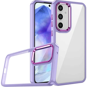 Samsung Galaxy A05S 3D Krom Kamera Korumalı Kenarları Renkli Arkası Şeffaf Sararmaz Kılıf Kapak