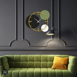 Nr Dizayn Dekoratif Metal Duvar Saati