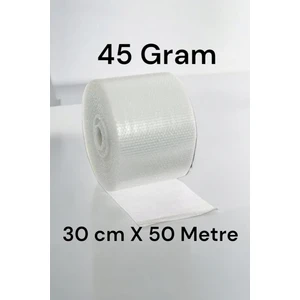 ( 45 Gram ) 30 cm x 50 Metre Balonlu Ambalaj Naylonu Pat Pat Baloncuklu Havalı Pıt Pıt Eşya Sarma Koruma Naylonu