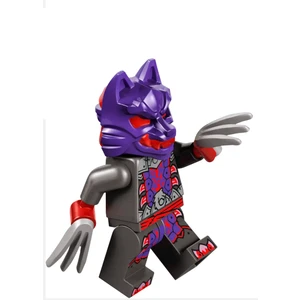 Ninjago - Wolf Mask Warrior - Dark Purple And Red Mask Orijinal Minifigür