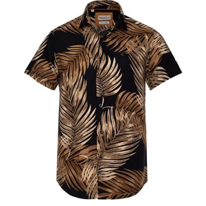 Maruf Shop Erkek Büyük Beden 118-191 Kilo Arası Için Uygun Kısa Kollu Cepsiz Viscon Gömlek