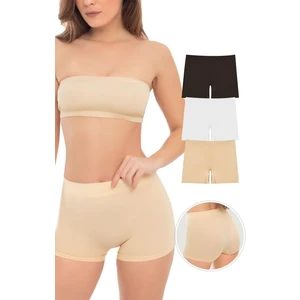Premium - Kadın Ultra-Rahat Seamless Boxer 3'lü Paket