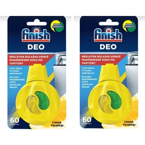 2 Adet Deo Limon Kokusu Bulaşık Makinesi Koku Giderici 60+60 120 Yıkama
