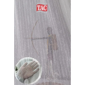 Keten Görünümlü Şantuk Tül Perde Ekstra Gramajlı Dökümlü 1x3 Sık Pile - Kırışmaz Ütü Gerektirmez