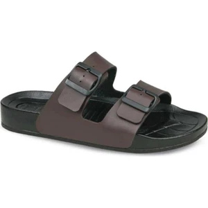 Bermuda-M2 Erkek Terlik Ayakkabı 01853KAHVE