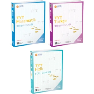 ÜçDörtBeş Yayınları 345 Türkçe+Matematik+Fizik Tyt Soru Bankaları