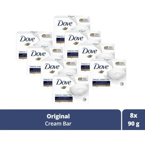 Beauty Cream Bar Katı Güzellik Sabunu Original Nemledirici Etkili 90 G X8 Adet