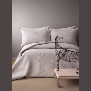 Apricitas Home Savoy Vizon Jakar Yatak Örtüsü Seti Çift Kişilik