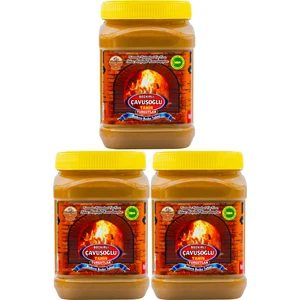 Bozkırlı Çavuşoğlu Çavuşoğlu Odun Ateşinde Çifte Kavrulmuş Kepekli Bozkır Tahini 930 gr x 3