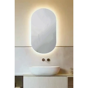 Karaçam Dekor LED Işıklı Oval Banyo ve Konsol Aynası