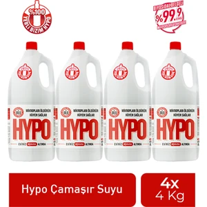 Çamaşır Suyu 4 kg x 4 Adet