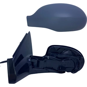 Dış Dikiz Aynası Citroen C5 2001-2008 Elektrikli, Isıtmalı, Manuel Katlanır, Mavi Cam, Astarlı Kapak, 5 Pin