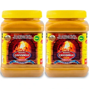 Bozkırlı Çavuşoğlu Çavuşoğlu Odun Ateşinde Çifte Kavrulmuş Kepeksiz Bozkır Tahini 930 gr x 2