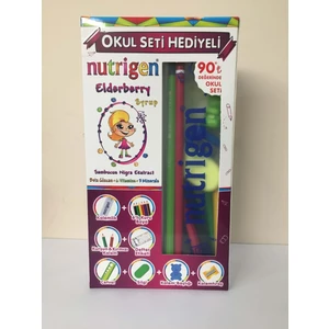 Elderberry Kara Mürver Beta Glukan Bal Şurup 200 Ml - Okul Seti li