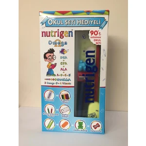 Omega 3 Balık Yağı Şurubu Portakal Aromalı 200 Ml Okul Seti li