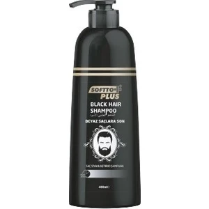 Softto Plus Softto Plus Black Hair Shampoo Siyahlaştırıcı Doğal Görünümlü 350 Ml