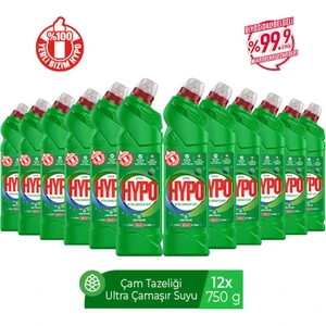 Hyper Hypo Ultra Kıvamlı Çamaşır Suyu Çam Tazeliği 750 gr x 12 Adet