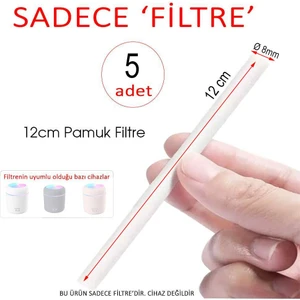 Humidifier Hava Nemlendirici Filtresi 12CM 5 Adet Filtre