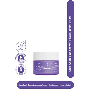 Seen Shine Göz Çevresi Kremi 15 ml Kırışıklık ve Koyu Halka Karşıtı Vegan Hyaluronik Asit İçerikli